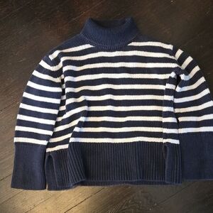 GAP Kids Navy and White Knit Sweater